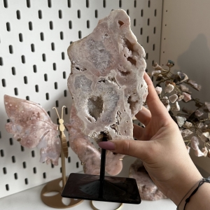 Plaster Ametyst różowy na stojaku D16