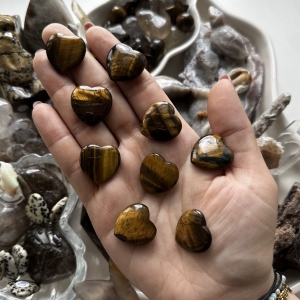 Tygrysie oko serce D33