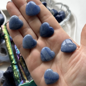 Awenturyn niebieski serce D83