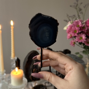 Agat plaster na stojaku barwiony A42 