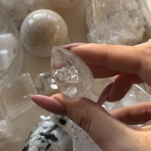 Kryształ górski, kwarc, jajo faberge E3