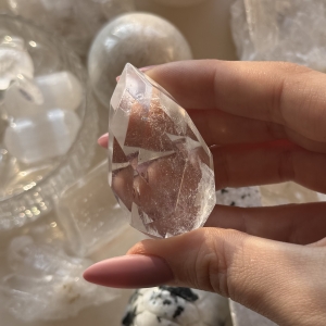 Kryształ górski, kwarc, jajo faberge E33