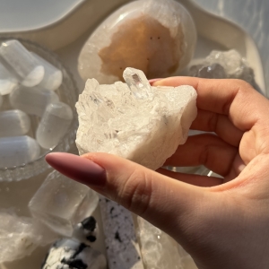 Szczotka  kwarcu, kryształ górski B65