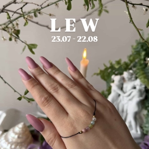 LEW PRZEDSPRZEDAŻ bransoletka zodiakalna zaciągana 23.07-22.08 