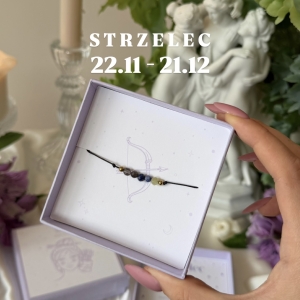 STRZELEC PRZEDSPRZEDAŻ bransoletka zodiakalna zaciągana 22.11 -21.12 