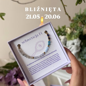 BLIŹNIĘTA PRZEDSPRZEDAŻ bransoletka zodiakalna Fi 21.05 -20.06