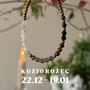 KOZIOROŻEC PRZEDSPRZEDAŻ bransoletka zodiakalna Fi 22.12 - 19.01