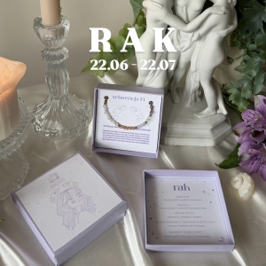 RAK PRZEDSPRZEDAŻ bransoletka zodiakalna fi 22.06 - 22.07