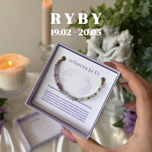 RYBY PRZEDSPRZEDAŻ bransoletka zodiakalna Fi 19.02 - 20.03