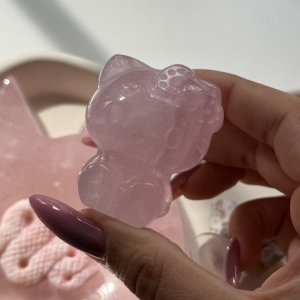 Kwarc różowy hello kitty kot b25
