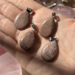 Rodonit zawieszka kropla B32