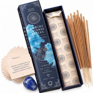 Kadzidełka zodiakalne Panna, copal, lapis lazuli 