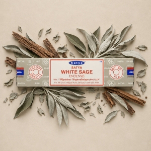 Biała Szałwia Kadzidełka patyczkowe SATYA kadzidła white sage