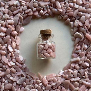 Opal różowy słoiczek C74